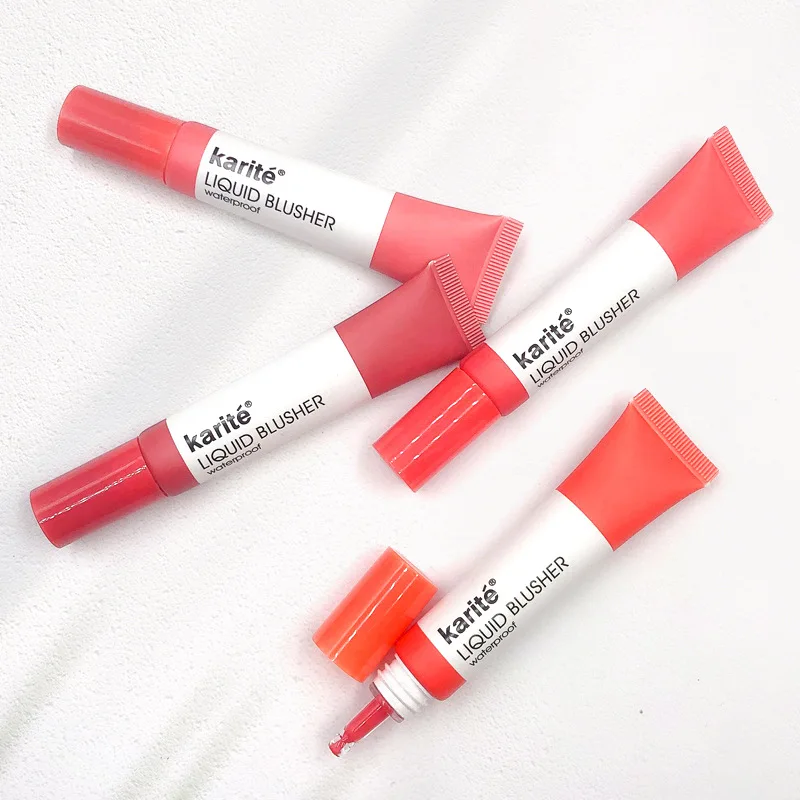 Makeup Face Liquid Blusher Sleek Silky Blush 4 Colors Long Lasting Natural Cheek Contour Make Up Women Cosmetic TSLM1 | Красота и