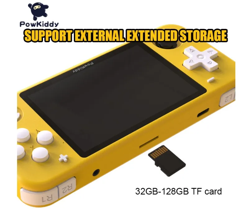 POWKIDDY RGB10 портативная игровая консоль RK3326 3 5 дюймов IPS Макс 128 ГБ 30000 игры с открытым