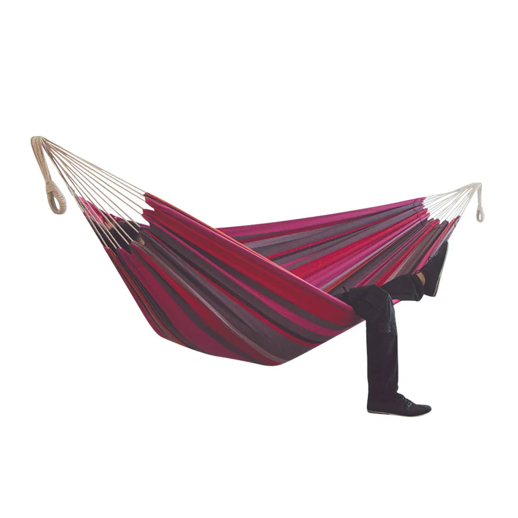 200*150cm hamock Two-person Hammock Camping Thicken Swinging Chair Outdoor Hanging Bed Canvas Rocking Not with | Мебель
