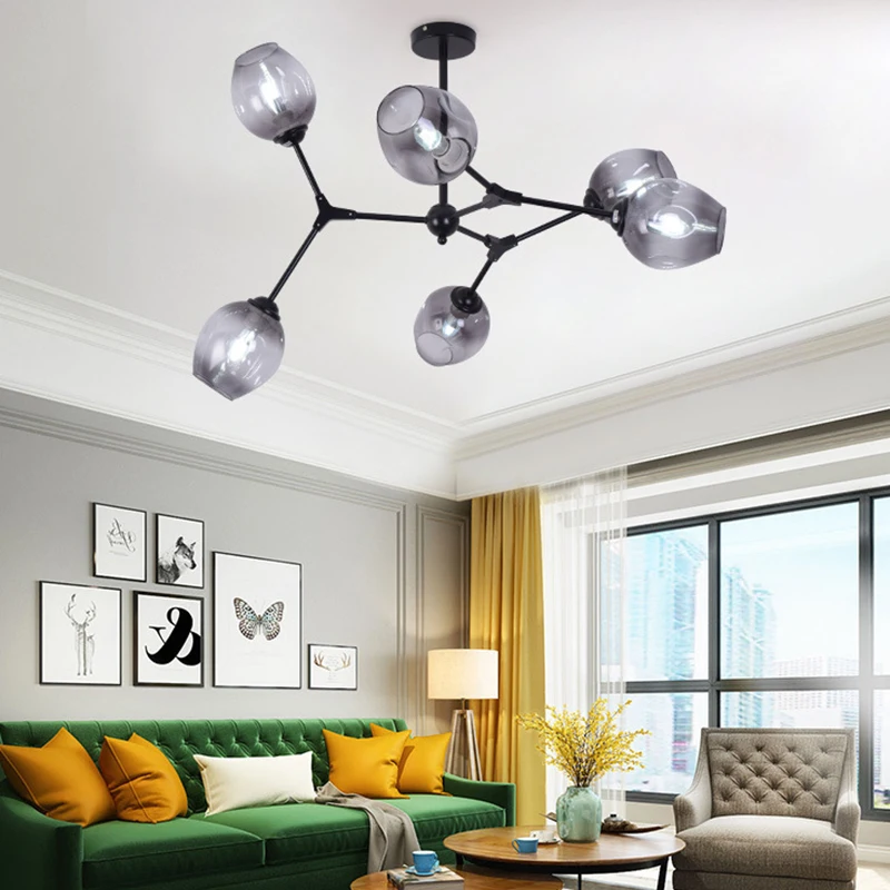 Скандинавские потолочные светильники для спальни гостиной столовой ресторана