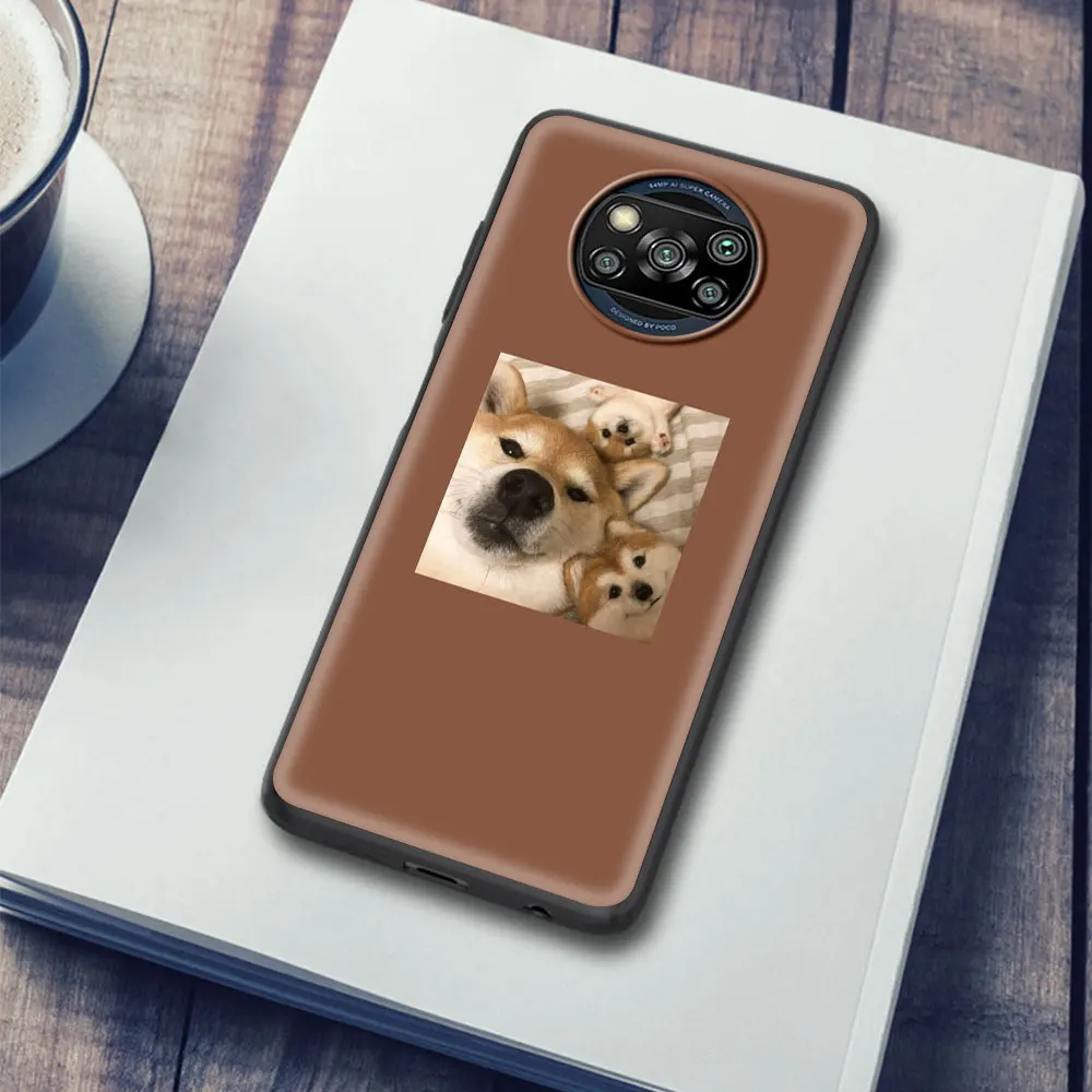 

Luxury Silicone Case Coque For Xiaomi Mi Poco X3 NFC M3 11 9T 10T Pro Note 10 Lite CC9 9 Cute Cat Dog Animal Cover Fundas Capa