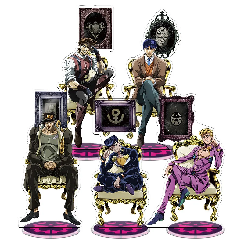 

2021 Anime JoJo's Bizarre Adventure Jonathan Joestar Joseph Joestar Animation Peripheral Standing Card 20cm Acrylic stand models