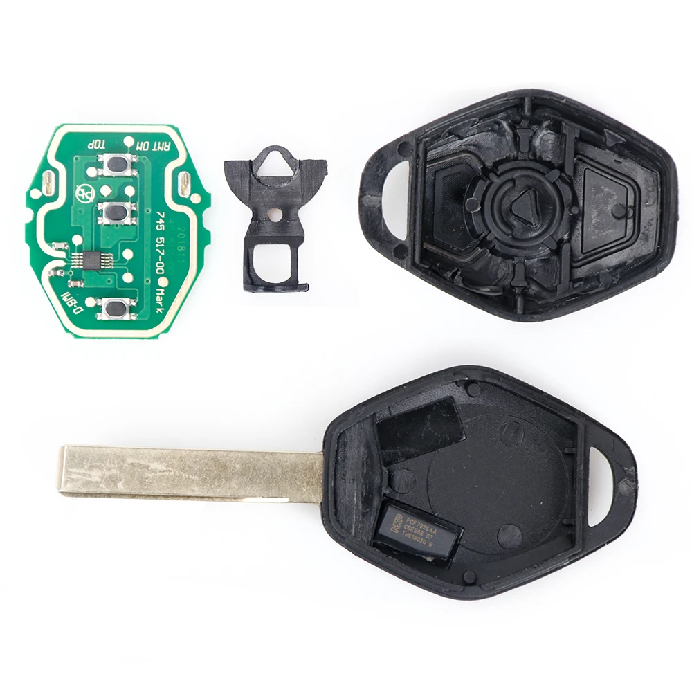 Ключ дистанционного управления VDIAGTOOL с 3 кнопками и чипом PCF7935 ID44 для BMW X3 X5 Z3 Z4