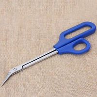 plastic long handle gauze bandage scissor for store home long mouth bird mouth shape cutter foot skin toenails beauty scissors