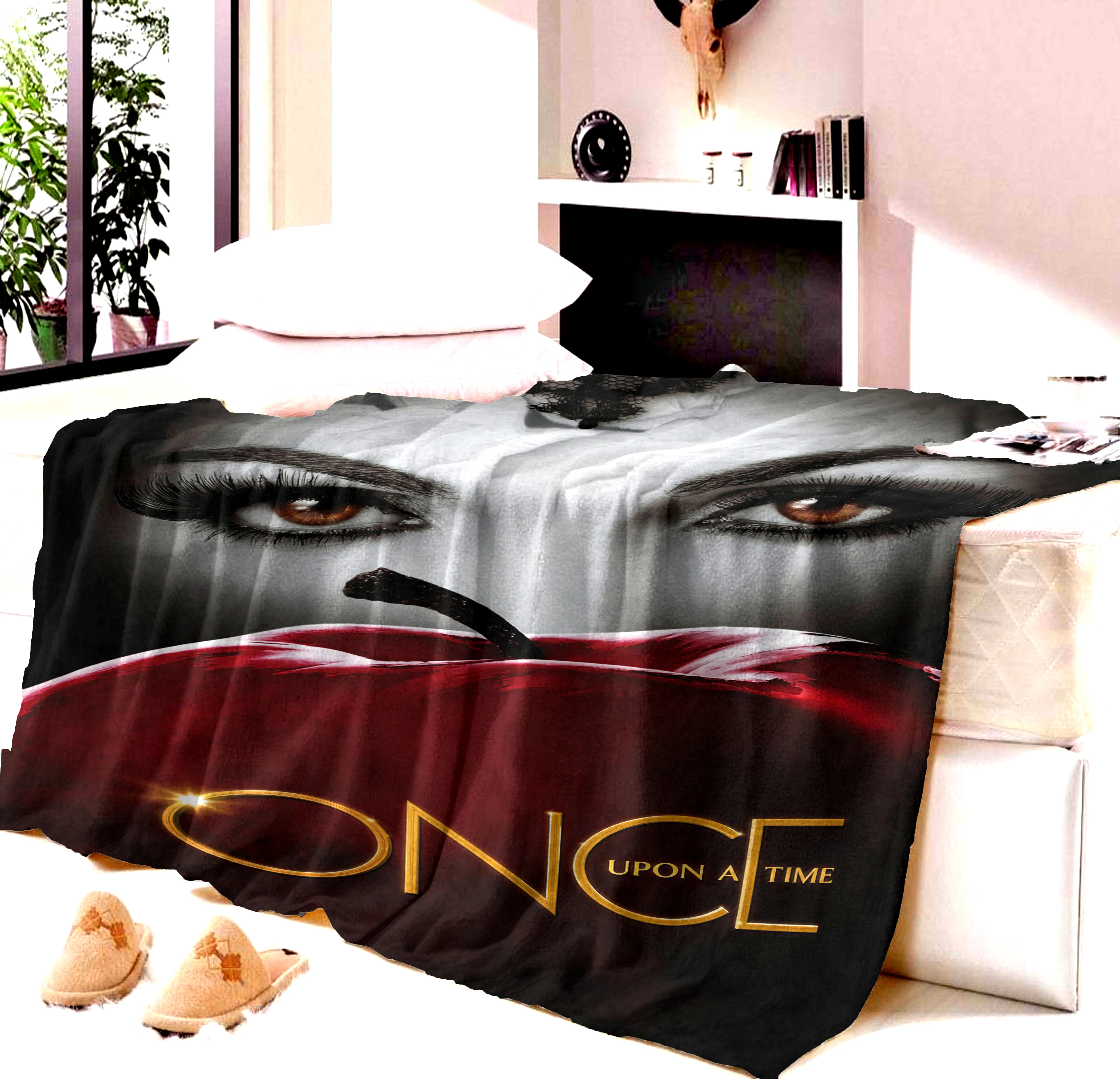 

Одеяло Queen из аниме, покрывало, мягкое флисовое покрывало для гостиной, дивана, домашнее зимнее покрывало для детей и взрослых Once Upon a Time