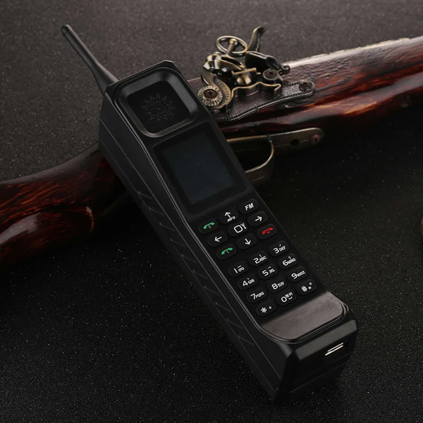 with antenna retro style big bar mobile phone dual sim cards bluetooth compatible mobile phone with fm radio flashlight free global shipping