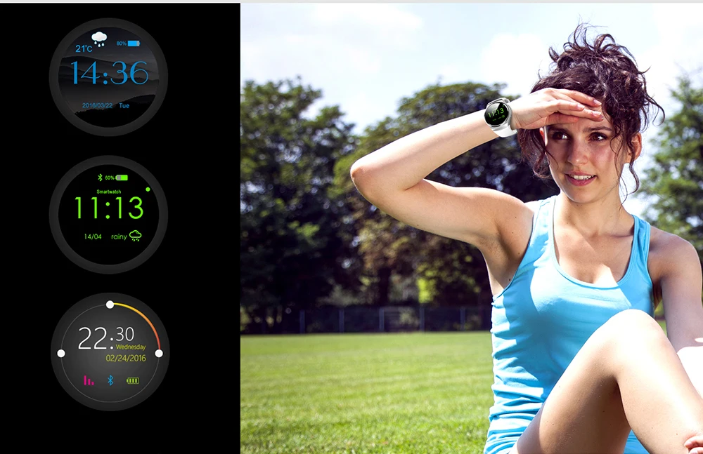 FELYBY KW18 Bluetooth Смарт-часы поддерживает iOS Android sim-карты TF карты Smartwatch