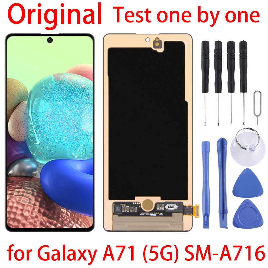 Pantalla LCD Original para Galaxy A71, digitalizador de montaje completo para Samsung Galaxy A71 (5G) SM-A716-0