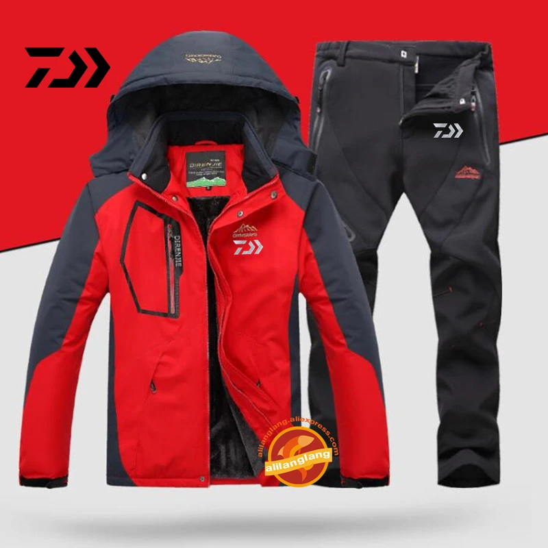 

Daiwa Fishing pants Plus Velvet Fishing Fishing set Outdoor Breathable Fishing Fishing Elastic Pants Sports Men Fishing Clothes