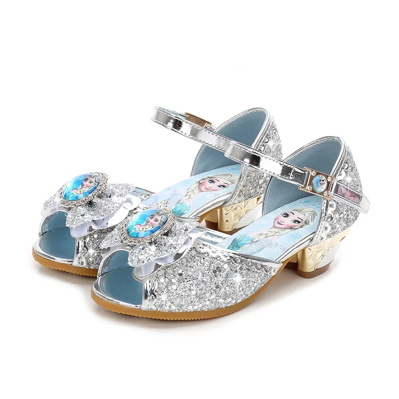 Босоножки для девочек Disney новинка 2020 летняя детская обувь с открытым носом