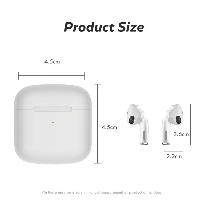 

TWS Mini Bluetooth Earphones HD Call Wireless Headphones HiFi Stereo Music Earbuds Sports Runing Waterproof Headsets with Mic