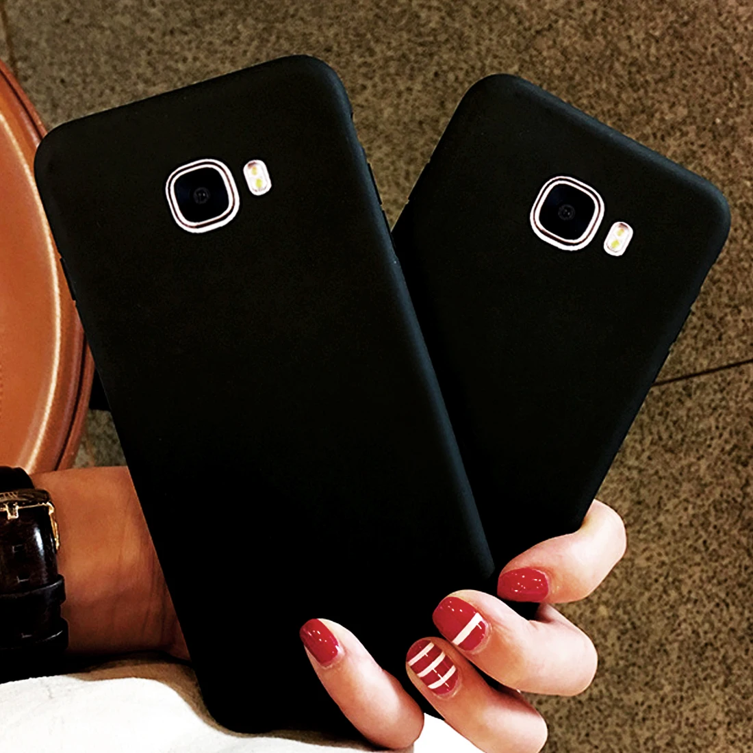 Персонализированный Чехол для телефона на заказ черный чехол из ТПУ Samsung S20 Ultra S10