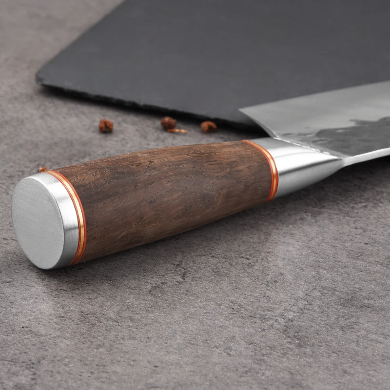 Нож мясника 7 дюймов кованый резец из углеродистой стали универсальные шеф ножи