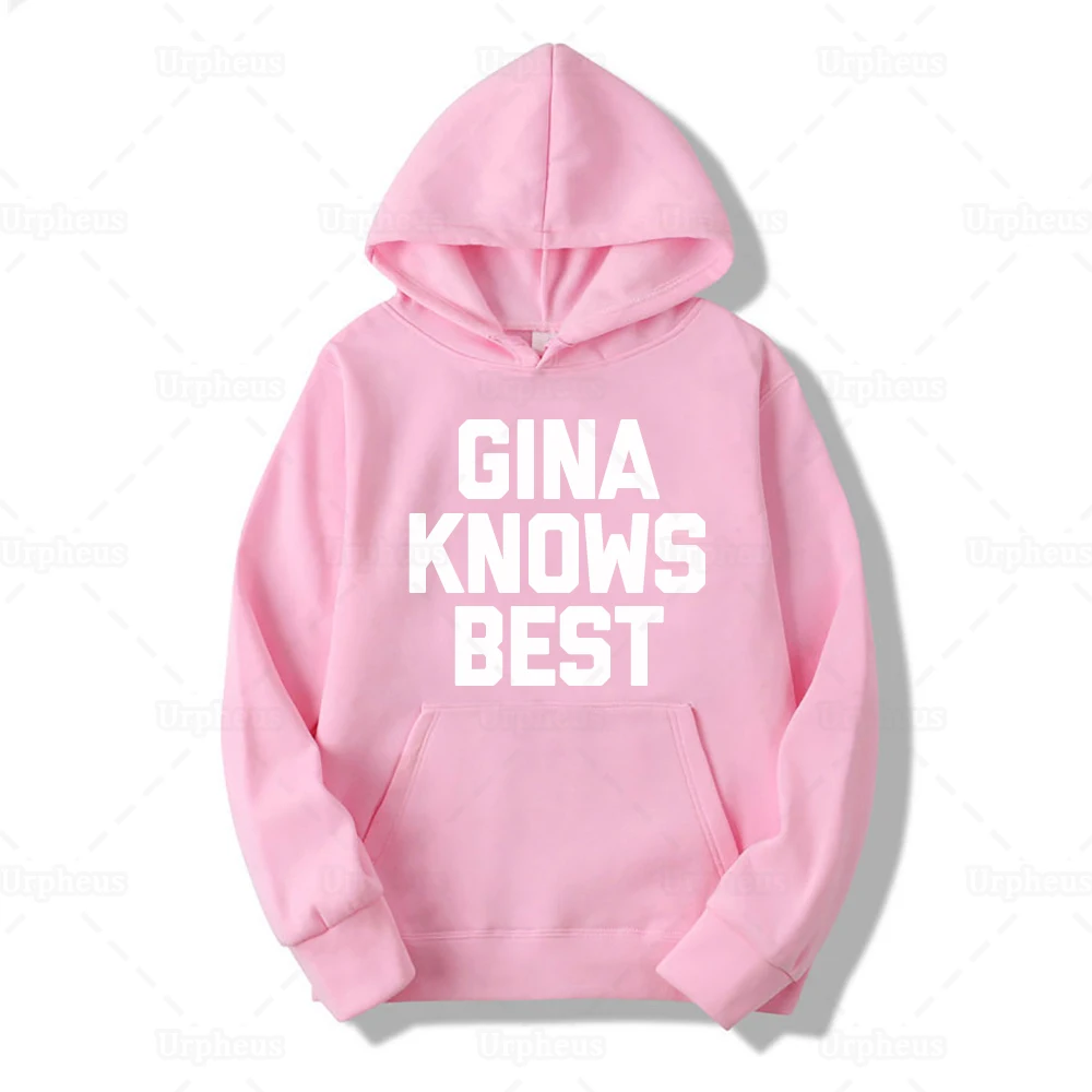 Толстовка с капюшоном принтом Brooklyn Nine Merch Gina Knows |