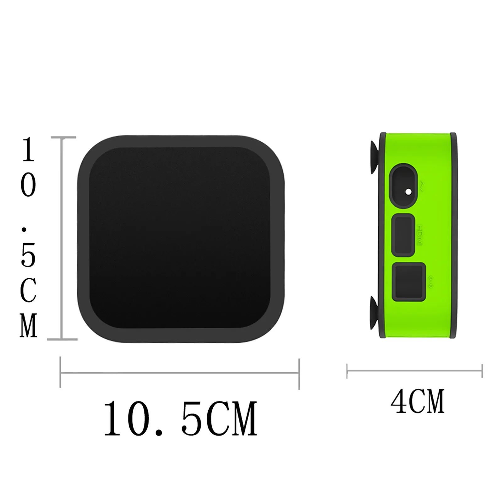Защитный чехол для Apple TV 4K 20216th Gen противоскользящий ударопрочный силиконовый