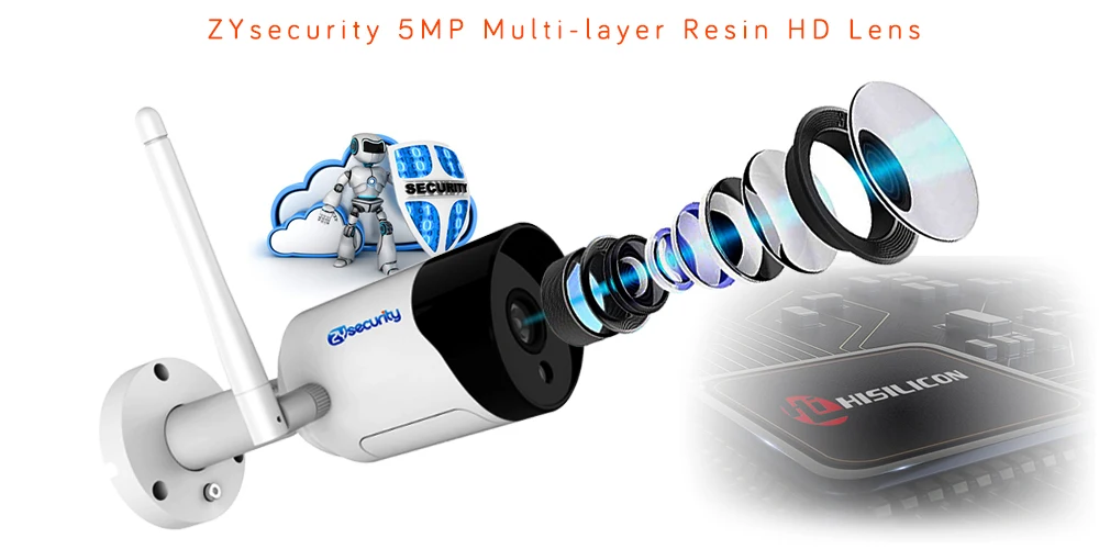 1080p Wi-Fi Камера на открытом воздухе приложение CamHi Onvif SD карты 2-полосная аудио сигнализация, ночное видение, Цвет Ночное Видение видеонаблюдения Камера IP