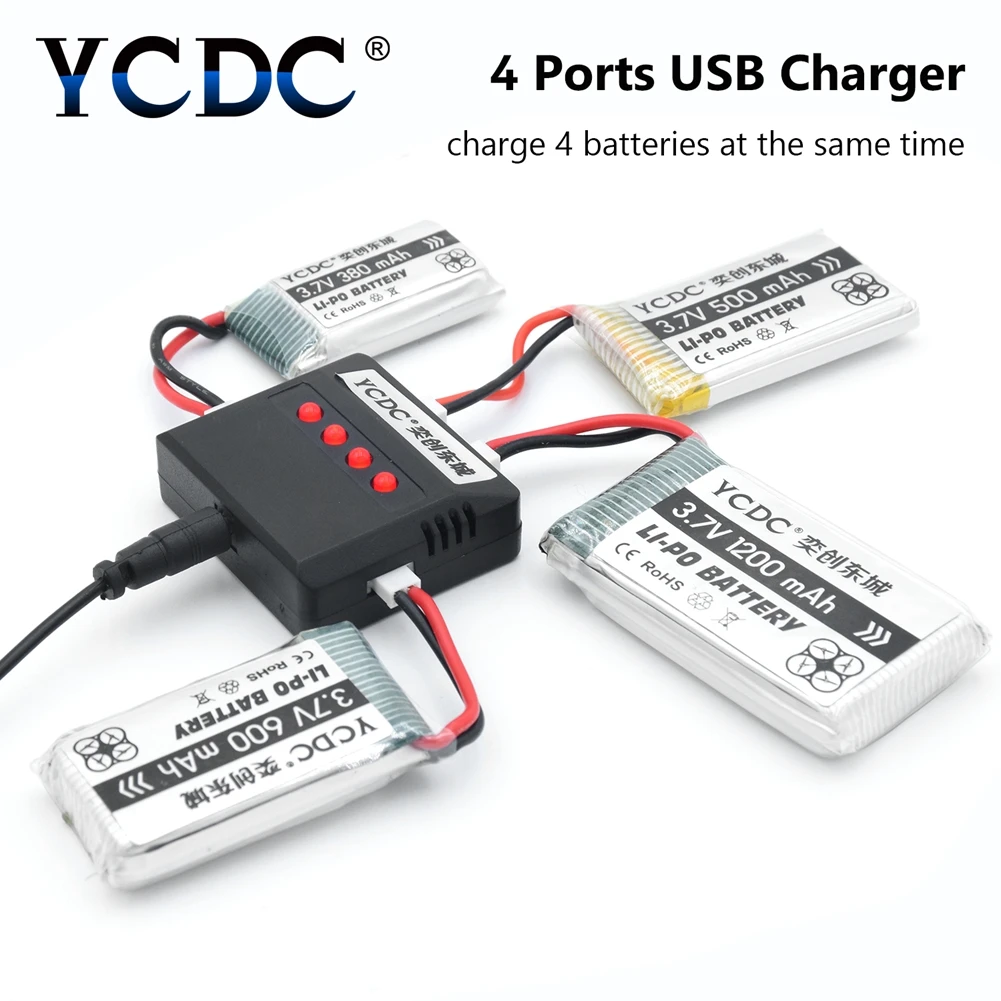 

4.2V 5in1 4 in 1 Quadcopter Battery Charger for SYMA X5 X5S X5C X5SC X5SH X5SW X5UW X5HW RC Drone Spare Parts 3.7v Battery