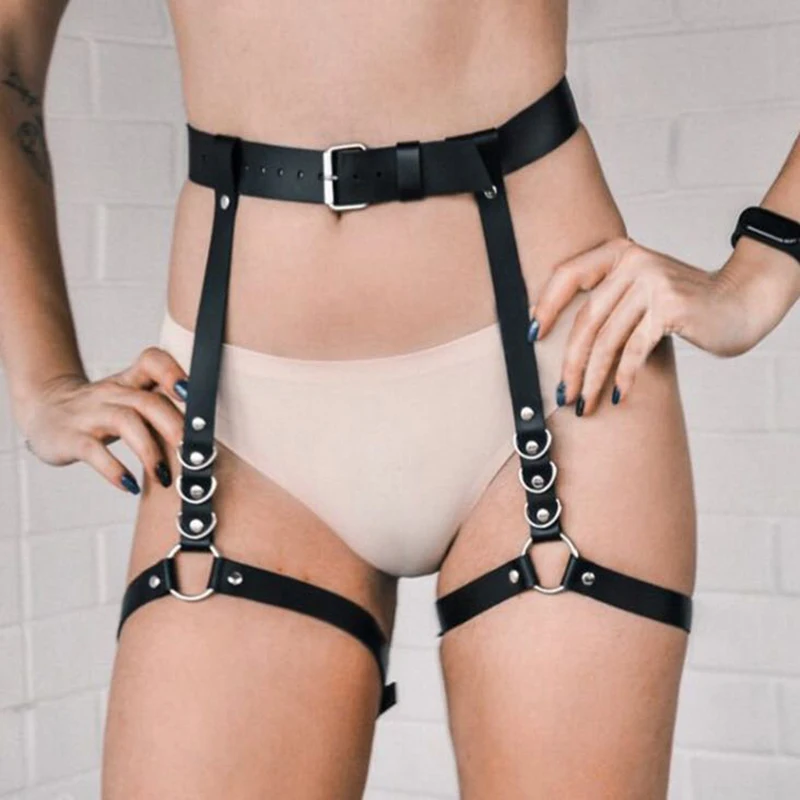 2021 БДСМ комплект сексуальное женское нижнее белье тела жгут кожа интимные