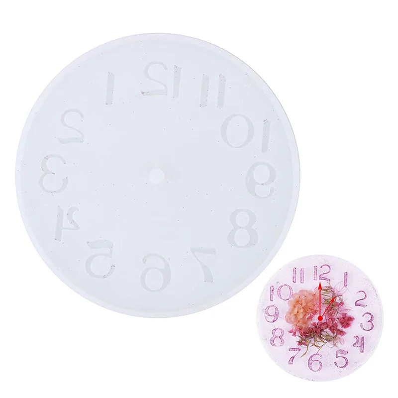 

Эпоксидная смола, Форма Силиконовые арабские цифры часы высокого качества ручной работы, DIYJewelry слесарный кухонные аксессуары для выпечки