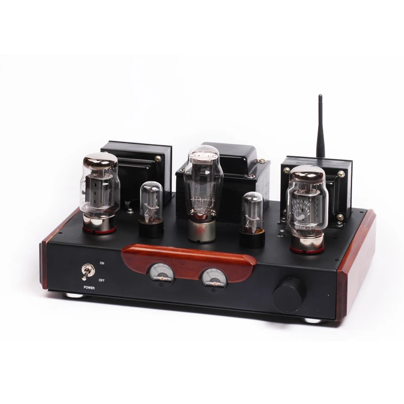Douk аудио HiFi KT88 вакуумный ламповый усилитель одноконцевый класс А стерео Встроенный усилитель мощности 18 Вт+ 18 Вт - Цвет: Bluetooth version