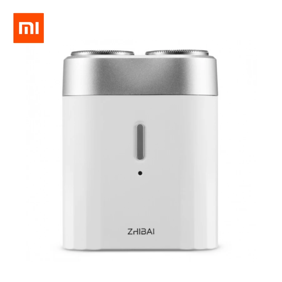 White 2019 Обновленная Бритва для электробритва Xiaomi zhibay для мужчин, моющаяся перезаряжаемая USB бритвенная машинка, триммер для бороды, лезвие с двойным кольцом - Цвет: White 2019