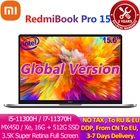Ноутбук Xiaomi, RedmiBook Pro 15, ноутбук MX450, Intel Core i7-11370Hi5-11300H, 15,6-дюймовый ноутбук Mi, 15,6 sRGB, FHD экран, компьютер