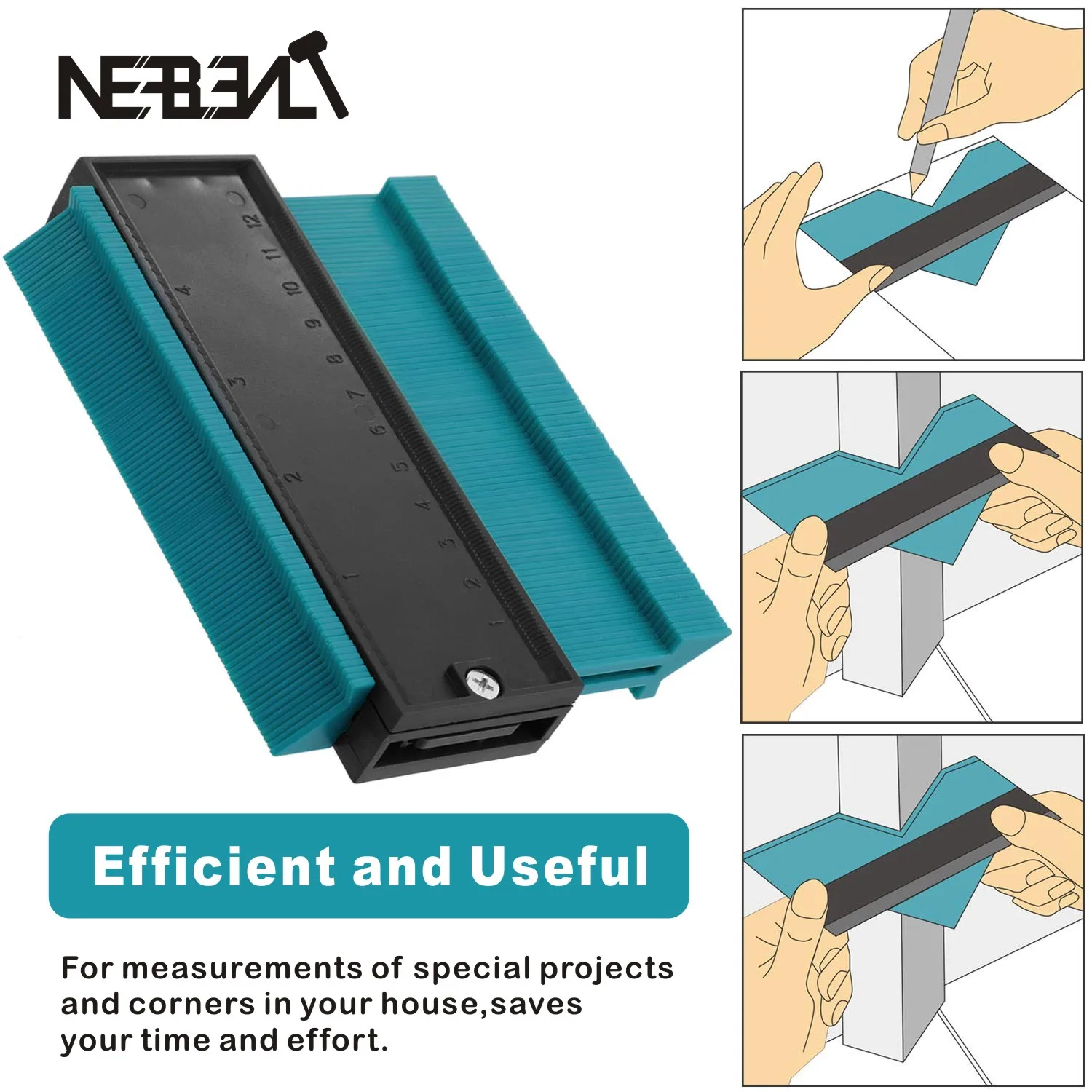 

5" / 10" Vorm Duplicate Tool Tiling Auto Contour Duplications Fine General Tooth Profile Gauge Winding Plastic Laminate Ducts