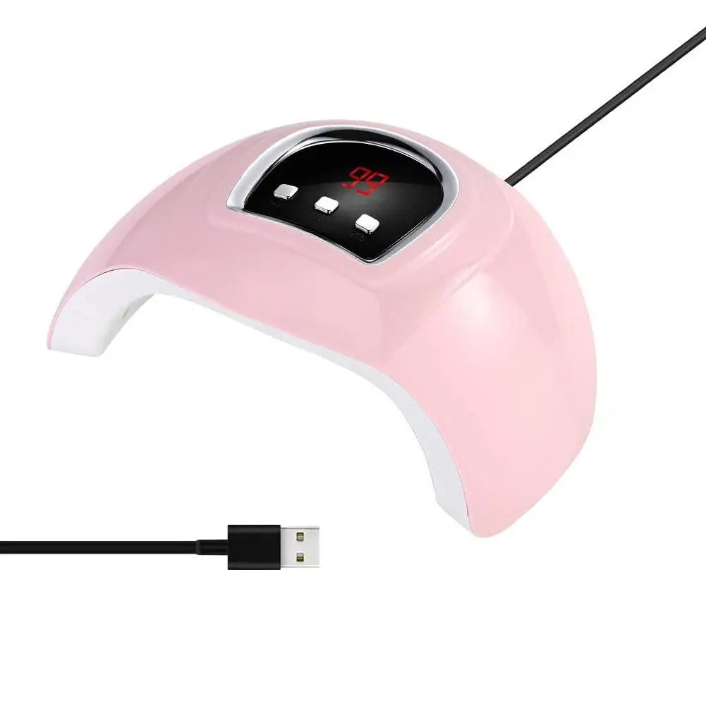 

Smart 18 LED Nail Lamp Dryer Fast Curing Manicure Light with 3 Timer Settings