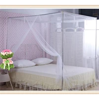 white four corner outdoor camping mosquito canopy net with storage bag insect tent protection bedroom full netting 200165150cm