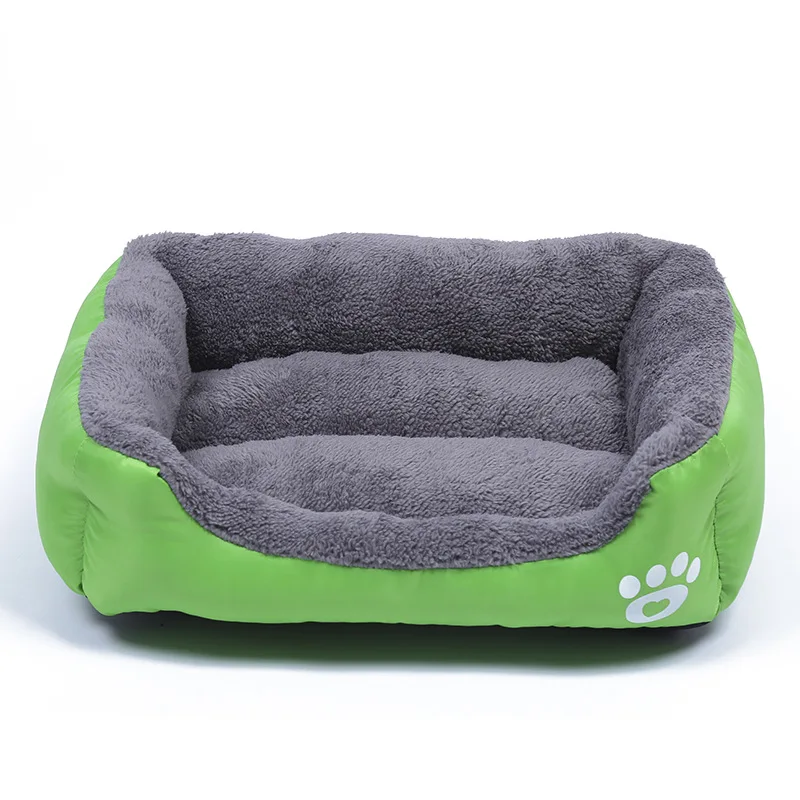 

Plush Pets Cushion Rectangle Large Dogs Bed Washable Mattress Top Sellers Kennel Waterproof And Non-Slip Pet Sofa Cats Products