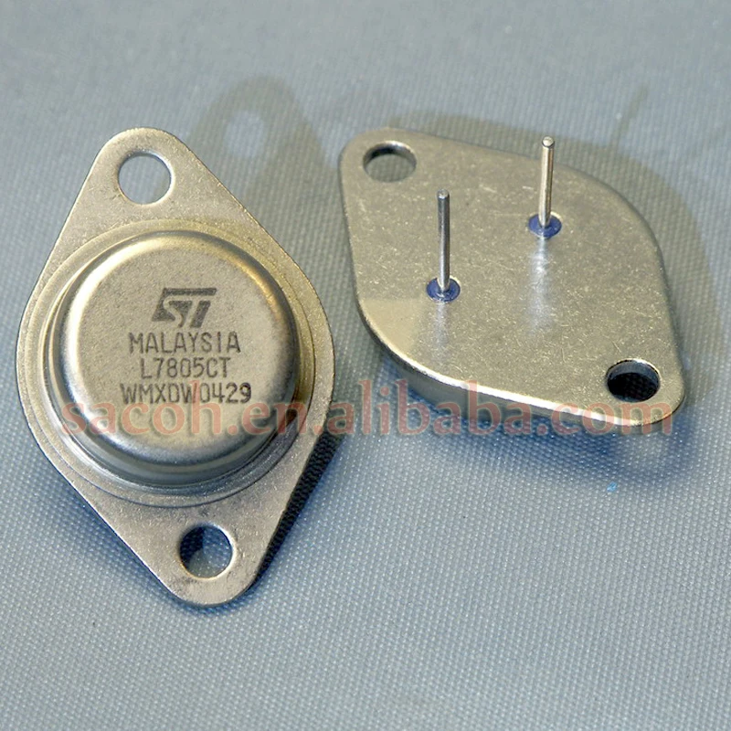 10Pcs L7805CT L7805T or L7806CT L7806T TO-3 1.5A Positive voltage regulators