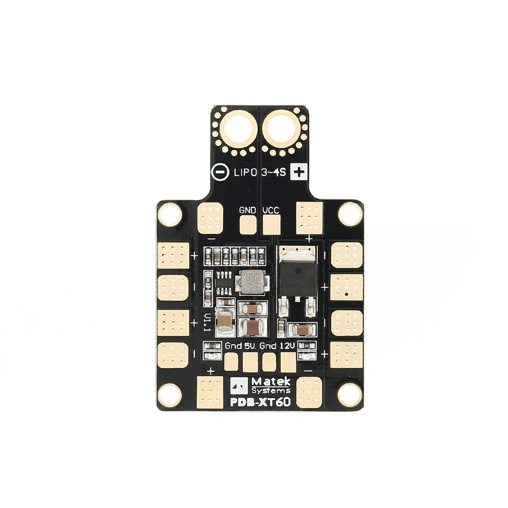 PDB XT60 Дрон Lipo 3-4S распределительная плата питания с W/ BEC 5V 2A 12V 0.5A для RC FPV