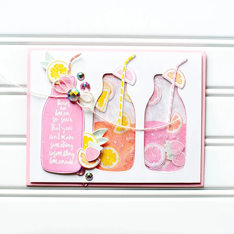 Новинка 2020 3D штампы для резки металла и скрапбукинга бумажных бутылок напитков