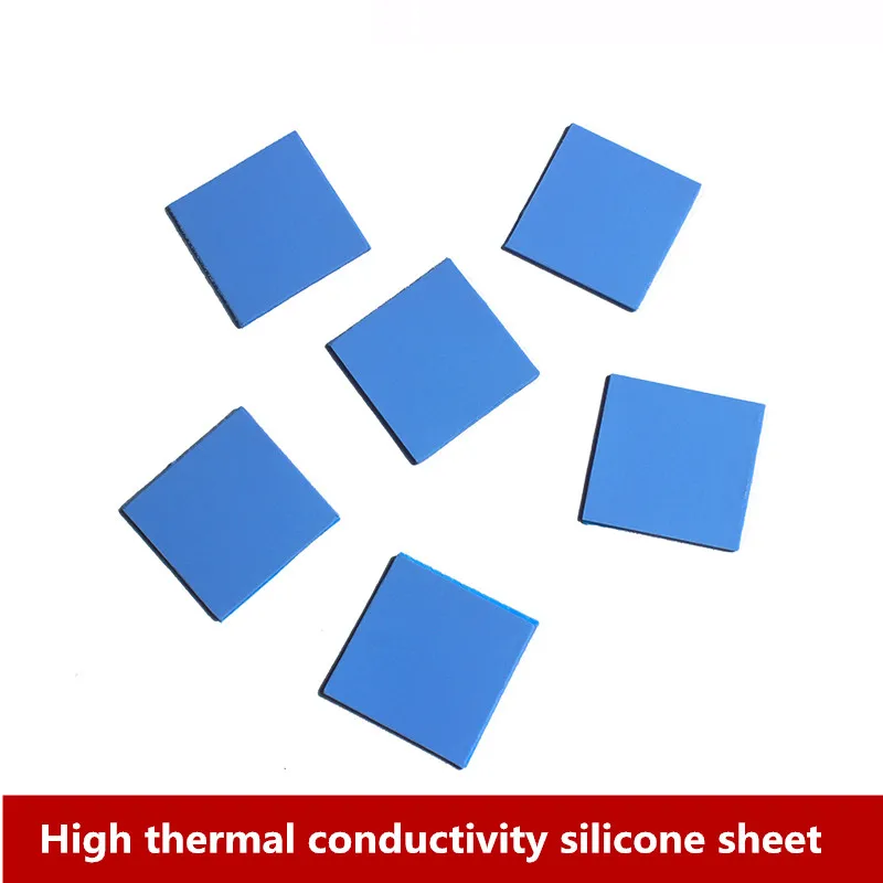 

Силиконовый лист с высокой теплопроводностью для ноутбука, ЦП, графическая карта, радиатор, твердая силиконовая смазка, прокладка, 30*30*1, тер...