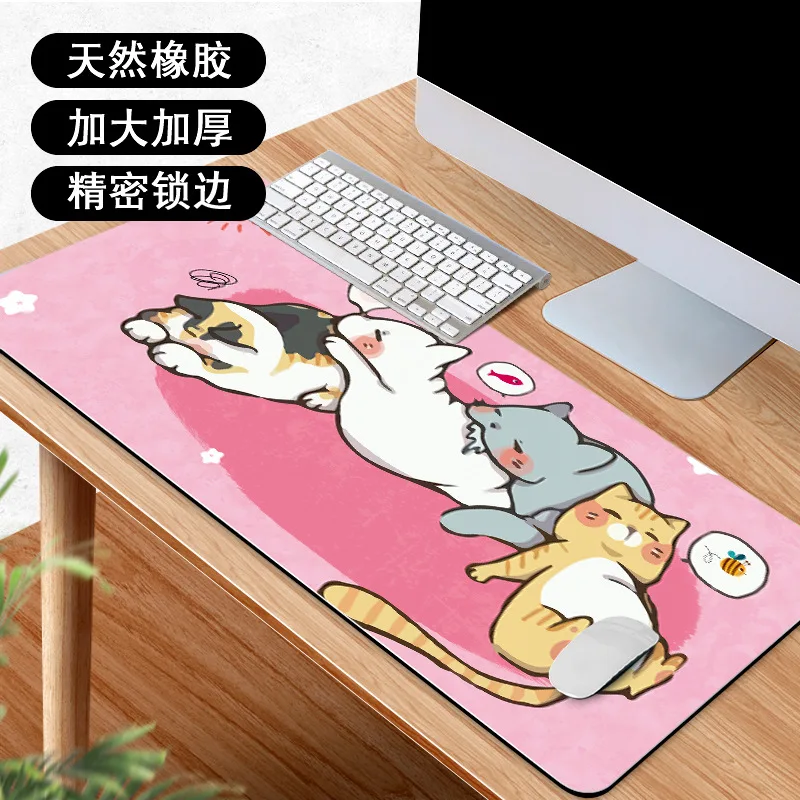 

2021 Top Quality Cute Durable Rubber Mouse Pad Large Mouse Pad Keyboards Mat Gaming Mouse Pad XL Locking Edge Notebook Desk Mat