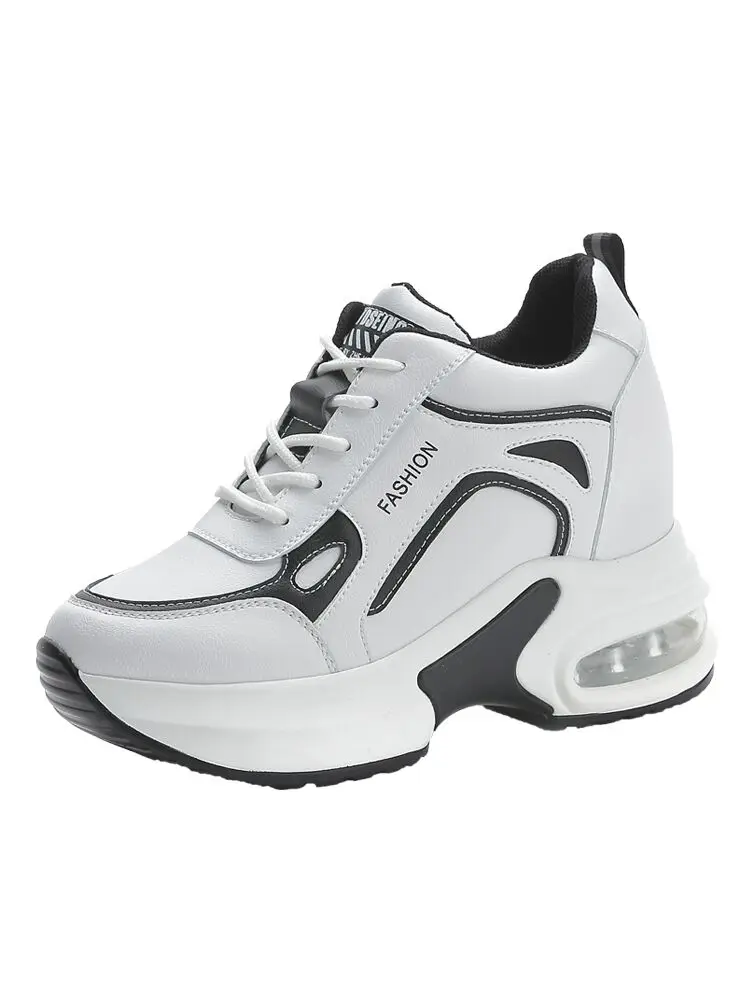 

Increase girls vulcan shoes wedges sneakers women Casual trainers leather sneakers female shoe