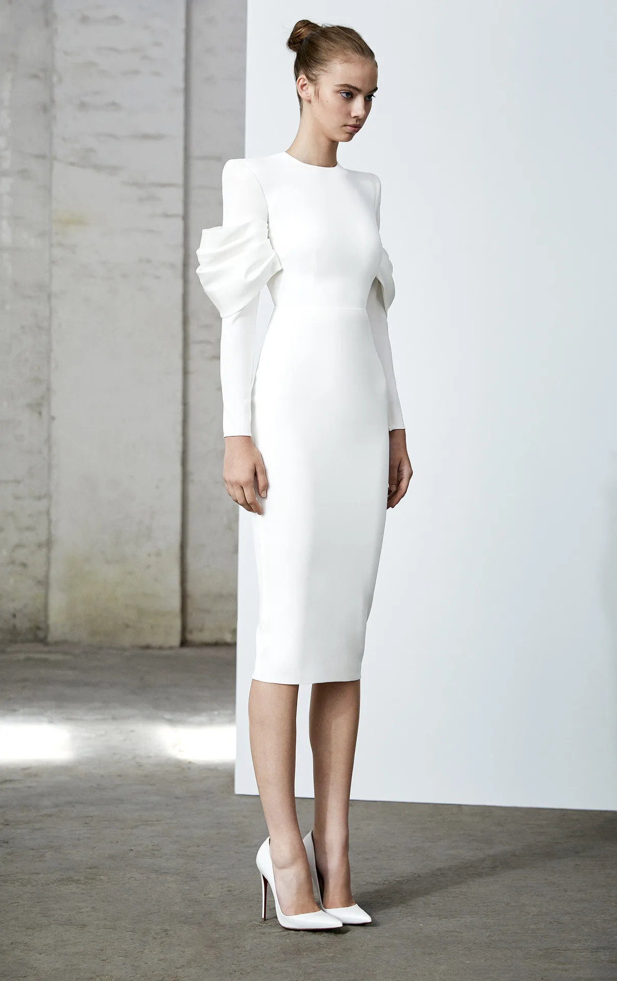 Новинка 2020 весенне-осеннее Пышное Платье с длинным рукавом женское модельное