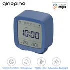 Датчик температуры Qingping для использования в помещении, умный дом, BT, датчик влажности, термометр, монитор, будильник, переключатель, работает с приложением Mijia