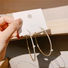 Новые классические большие круглые серьги в европейском и американском стиле, большие супер-блестящие серьги с кристаллами, простые серьги