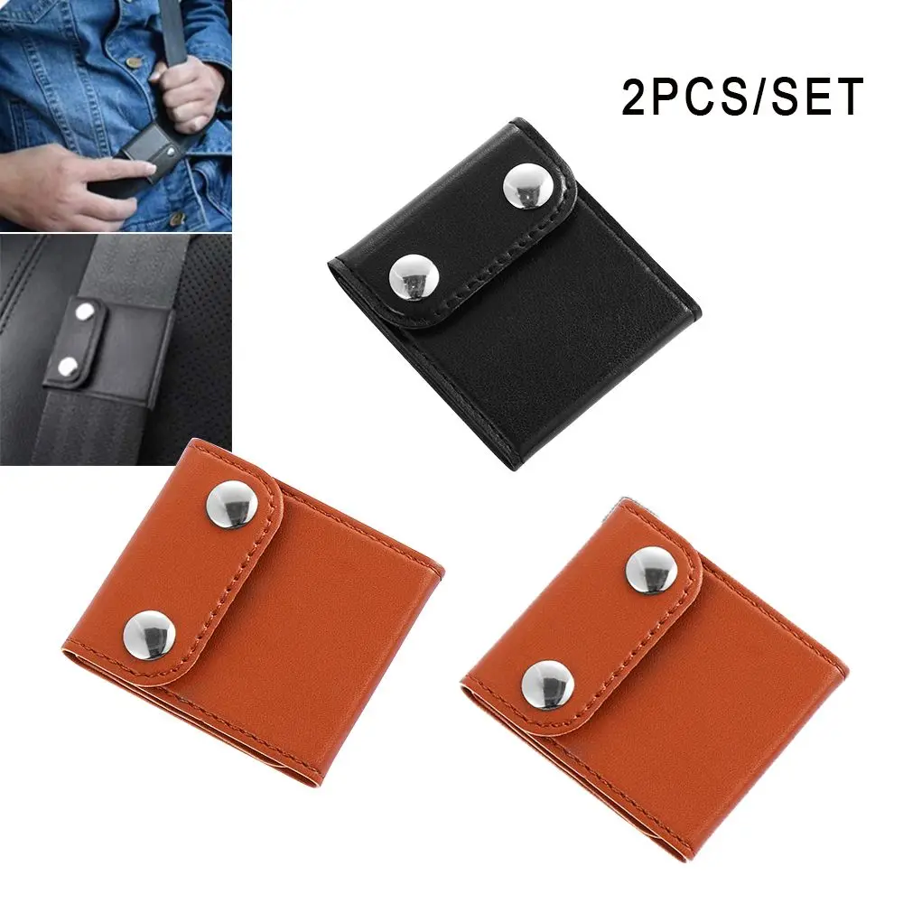 2PCS Universal Fit Car Seatbelt Comfortable Adjuster Shoulder Neck Strap Safety Vehicle Positioner Clips Protects For Kids Adult |