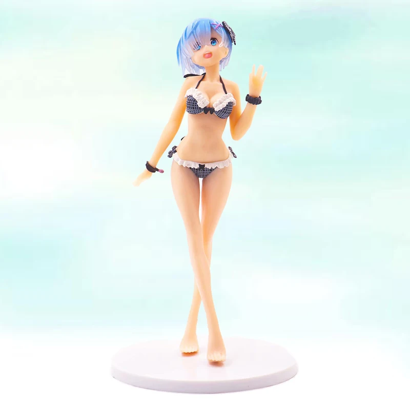 22 см Re: жизнь в другом мире от нуля Рем Рам ПВХ фигурка служанки девушка Ver. Rem