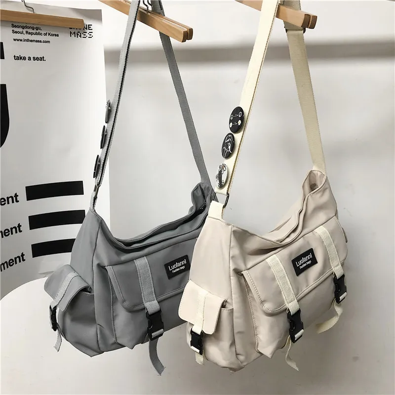 

New Unisex Messenger Bag Casual Simple Shoulder Bag Street Trend Wild Large-capacity Shoulder Messenger Bag Crossbody Bags