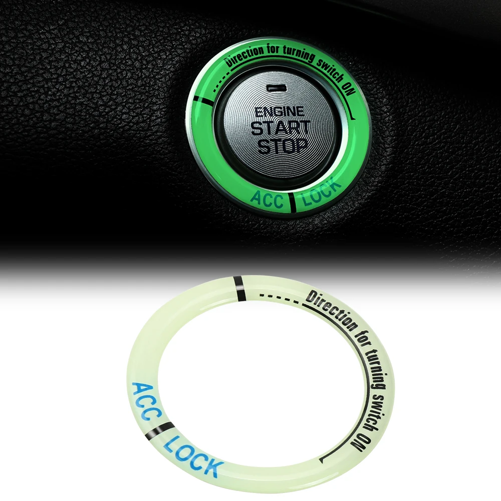 Автомобильное украшение кольцо для запуска и остановки двигателя Renault Megane 2 3 Duster