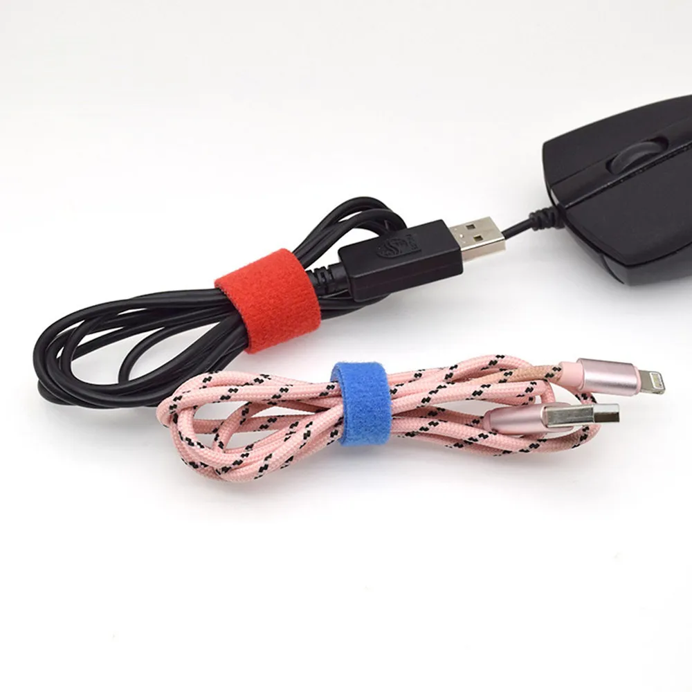 2 м нейлоновые кабельные стяжки многоразовые липучками самостоятельно прочная