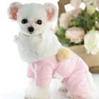 Новинка осенне-зимний комбинезон для собак пуховые парки одежда для собак Мягкая куртка с хлопковой подкладкой Одежда для собак