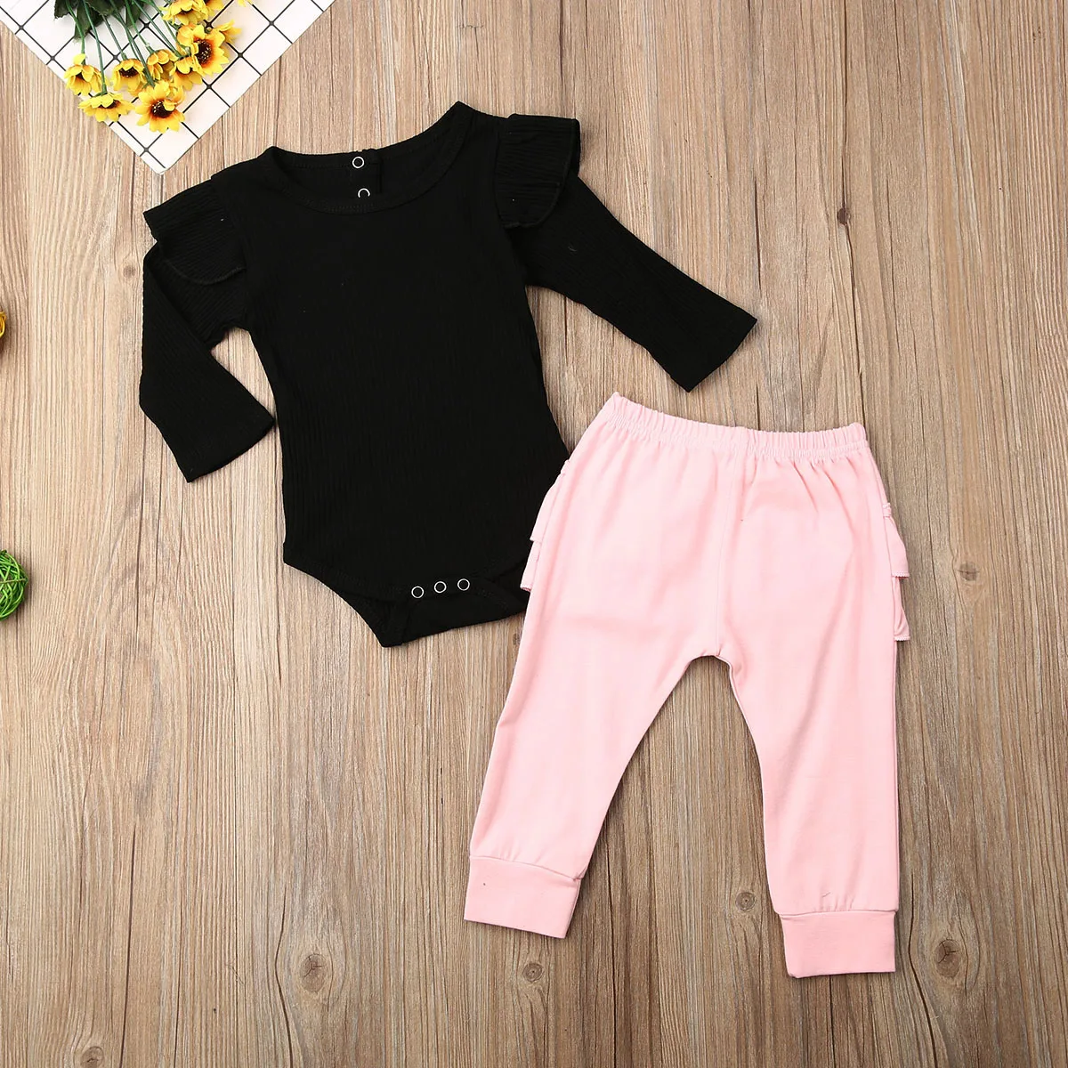 Брендовые комплекты одежды для новорожденных боди с длинными рукавами маленьких