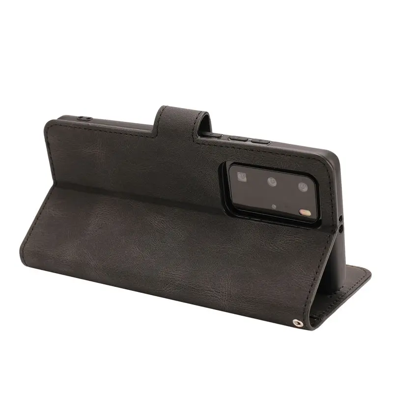 

HuaWei P40 Pro Case fashion Luxury Leather Flip wallet Card slot Silicone shockproof Back Cover For HuaWei P40 Pro Phone Case