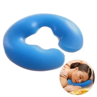 u shape pillow silicon spa gel pad face rest body back massage neck support headrest cushion nursing cushion inflatable pillows