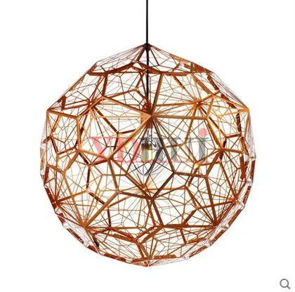 Постмодерн индивидуальная креативная сценическая шариковая Золотистая люстра