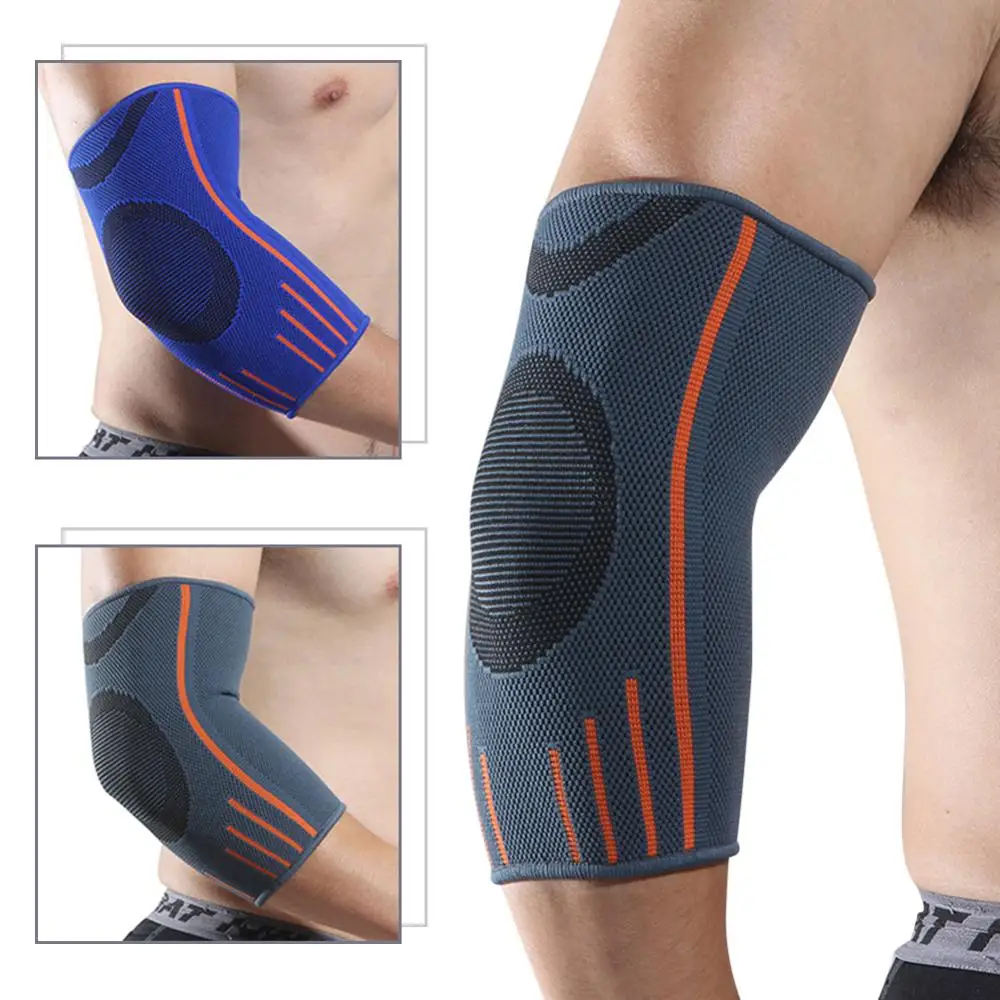 

Grey Breathable Sleeve Elbow Brace Support Protector for Weightlifting Arthritis Arm Brace Support Pads Men Women Fitness Arm